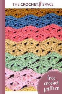 irish wave crocheted baby blanket || editor