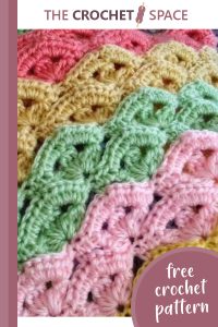 irish wave crocheted baby blanket || editor