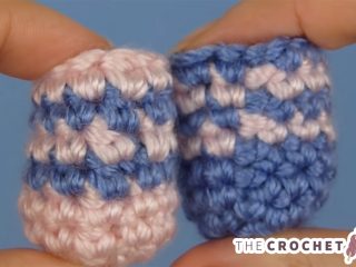 Jogless Stripes In Single Crochet With Stripes || thecrochetspace.com