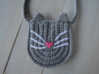 Kitty Cat Crochet Bag