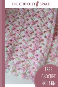 lacy crocheted baby blanket || editor