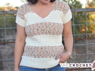 Ladies Favorite Crochet Tee || thecrochetspace.com