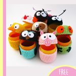 Last Minute Crochet Eggs For Easter . 8 different egg characters grouped together || thecrochetspace.com