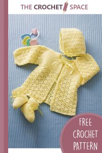 lemon drops crocheted baby set || editor