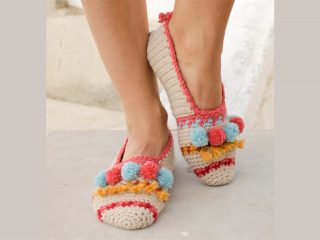 Lets-Party-Crochet-Slippers