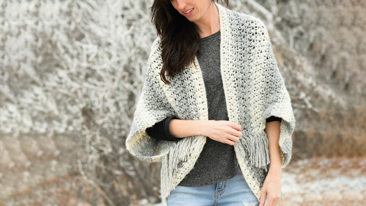 light frost crocheted blanket sweater || editor
