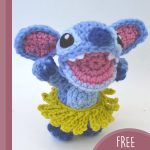 Stitch Mini Amigurumi || thecrochetspace.com