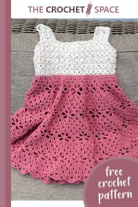 little girl crocheted vintage dress || editor