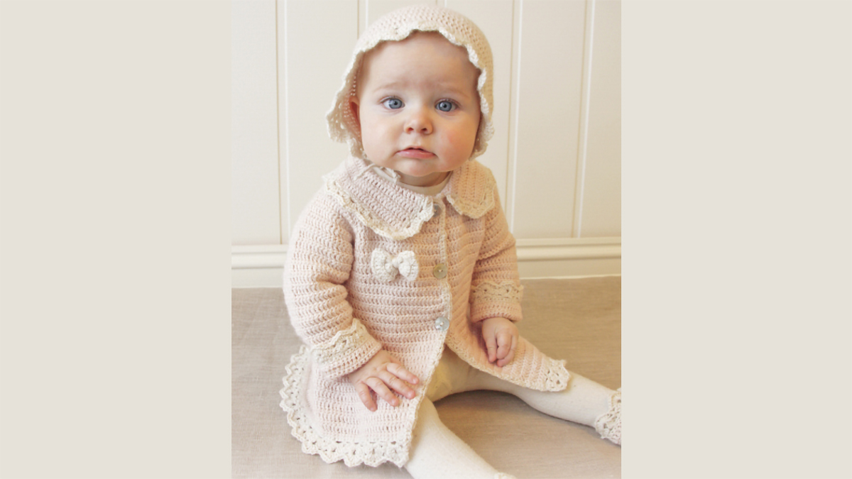 little lady rose crocheted jacket || editor
