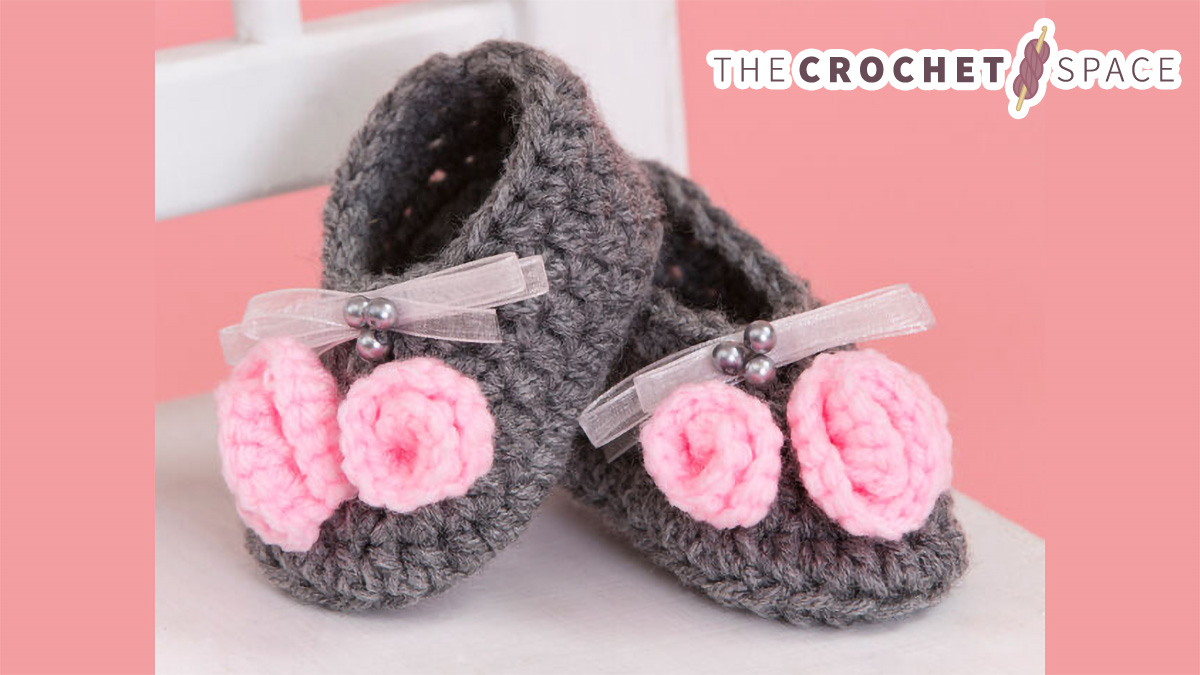 little miss crocheted booties || editor