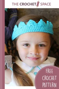 little princess crochet crown || editor