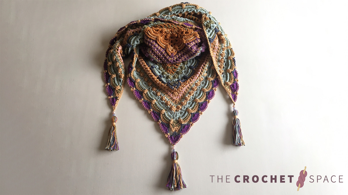 Loosing Time Crochet Shawl || The Crochet Space