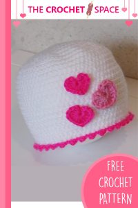 love heart crocheted hat set || editor