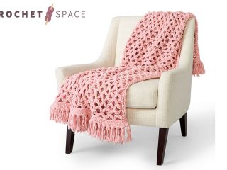 Love Net Crochet Blanket || thecrochetspace.com