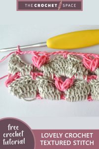 lovely crochet textured stitch || editor