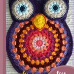 lovely crocheted owl trivet || editor
