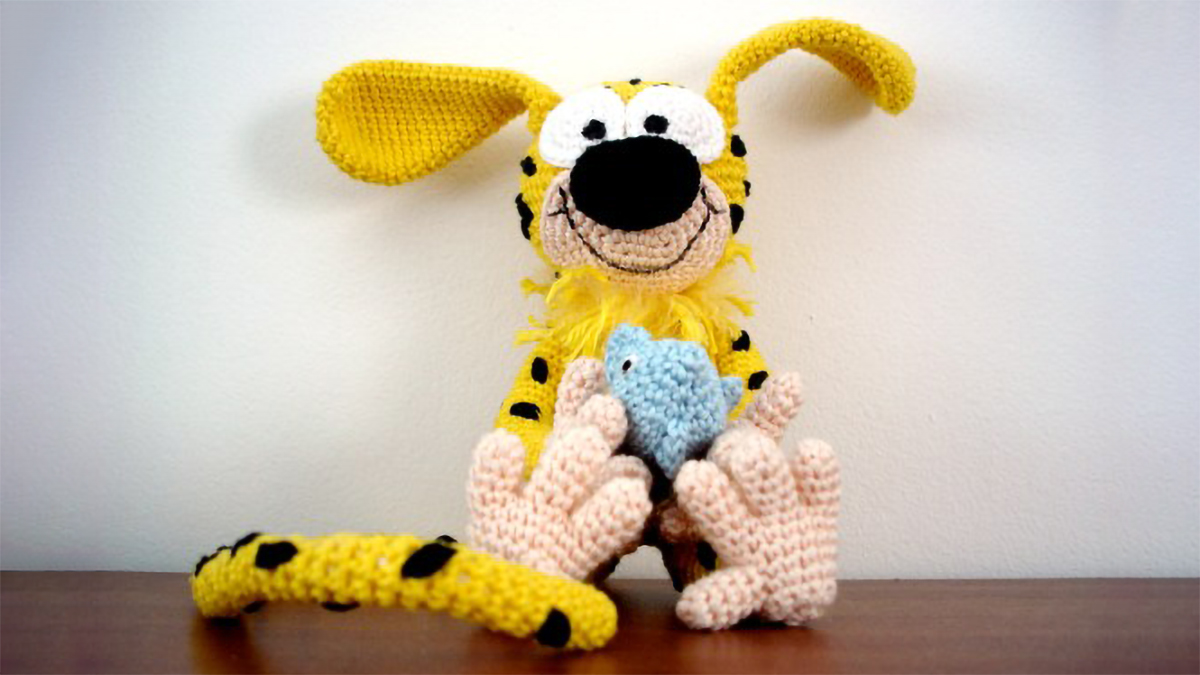 Marsupilami Crocheted Toy || thcrochetspace.com