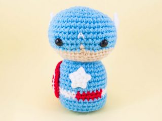 Marvel Captain America Crochet || thecrochetspace.com