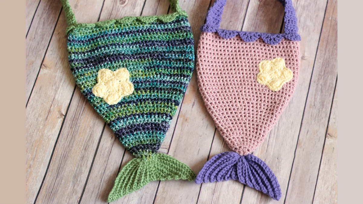 mermaids magic crochet bag || editor