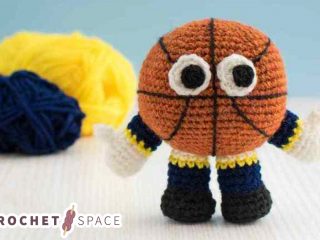 Mini Crochet Basketball Mascot || The Crochet Space