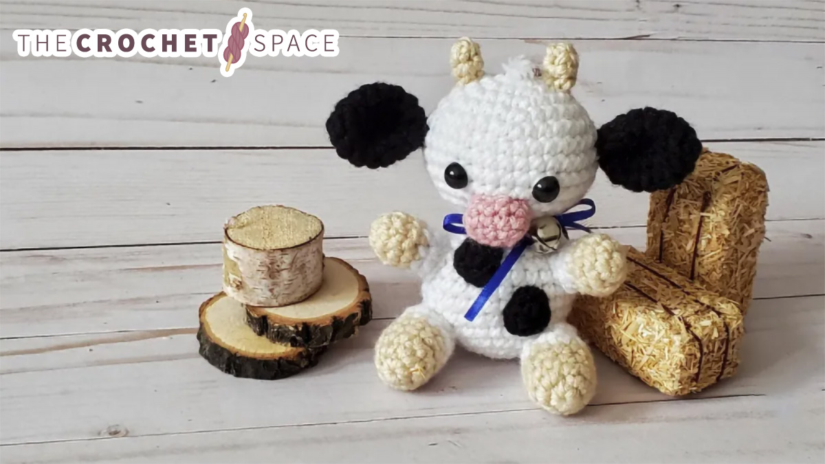Mini Crochet Colby Cow || thecrochetspace.com