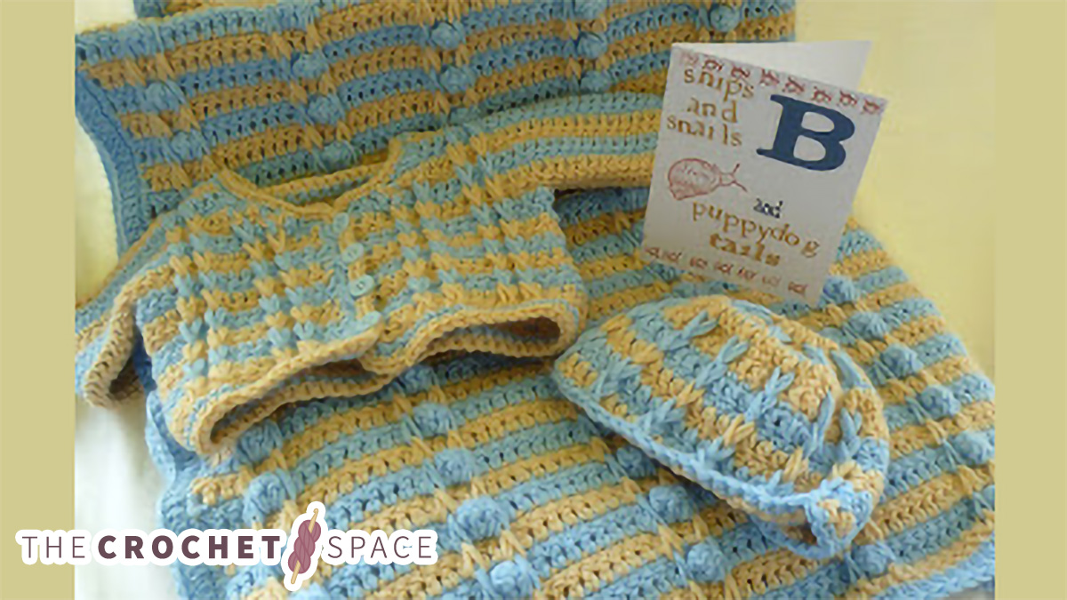 Minnie Layette Crochet Set || thecrochetspace.com