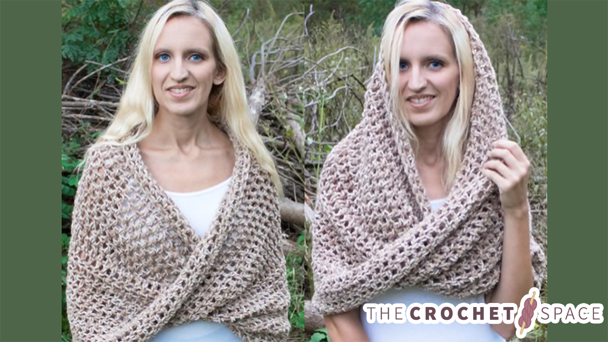 Mobius Crocheted Wrap And Cowl || thecrochetspace.com