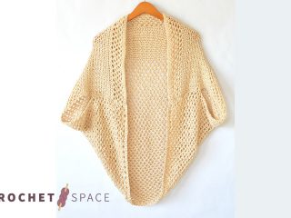 Mod Mesh Crocheted Blanket Sweater