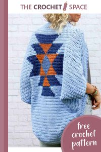 navajo-inspired crocheted shrug || editor