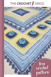 neave crocheted baby blanket || editor
