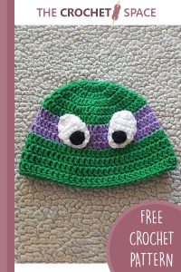 ninja turtle crocheted hat || editor