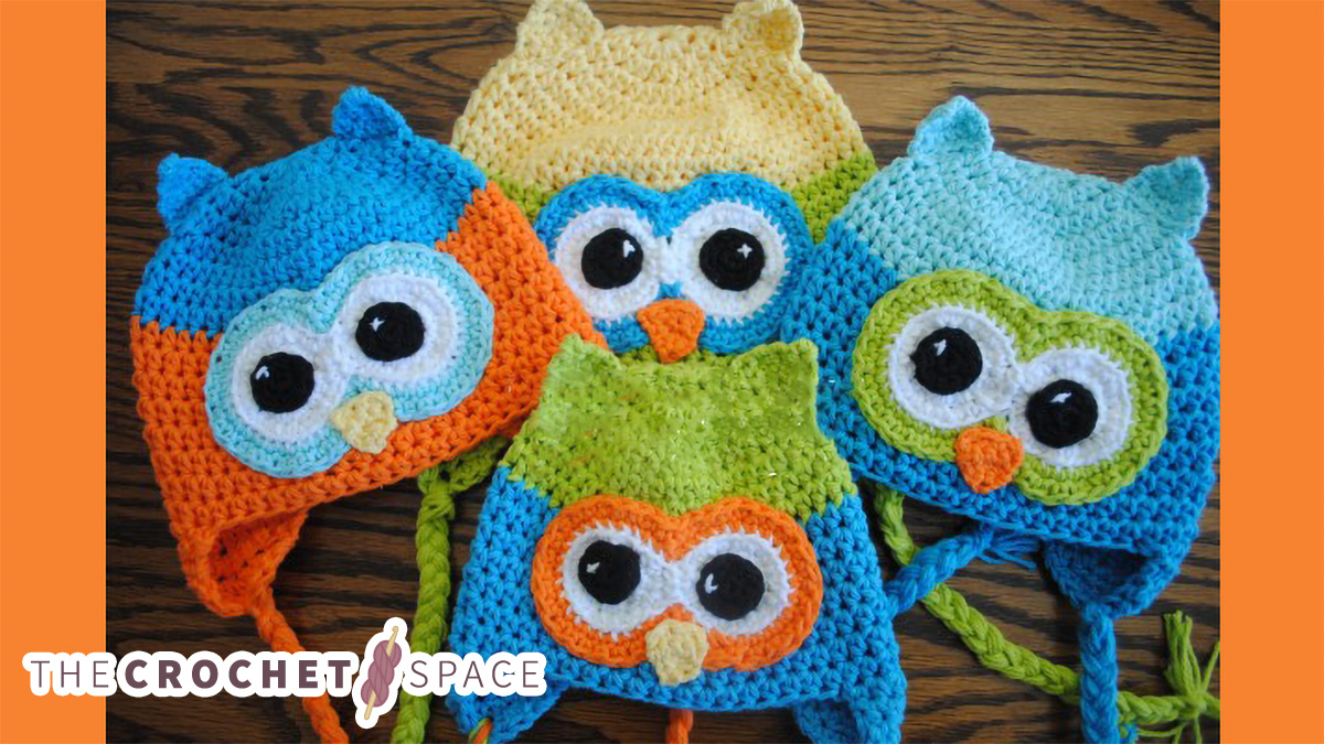 oh boy oh boy crocheted owl hat || editor
