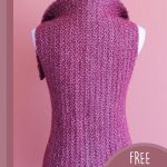 one button crochet waistcoat || editor