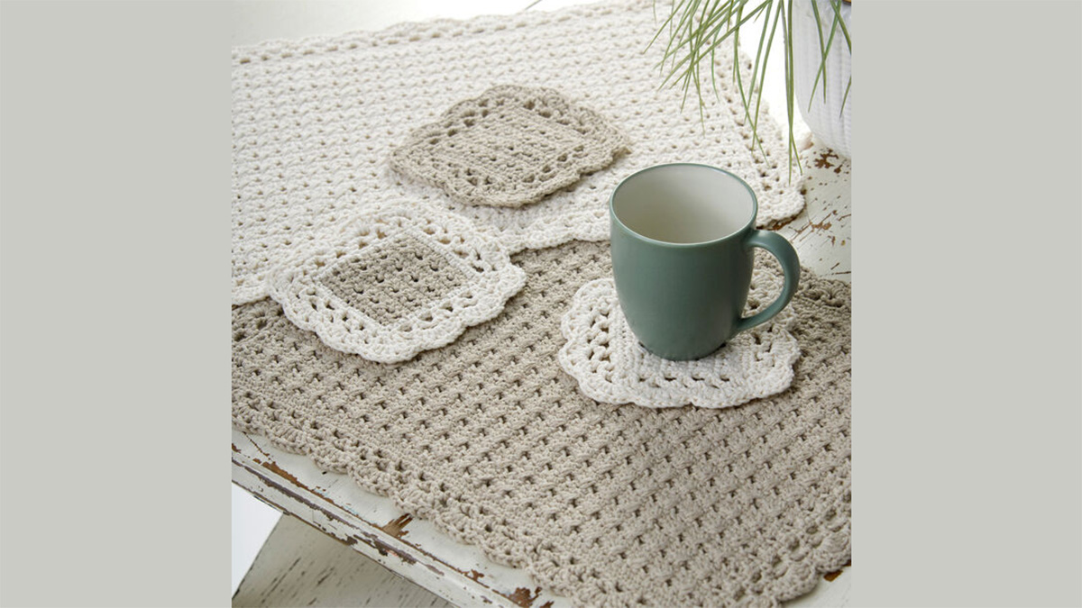options crochet table set || editor