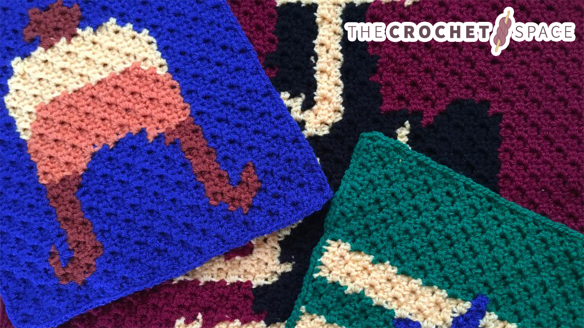 Part 1-Beginners Graphghan Crochet Tutorial || thecrochetspace.com