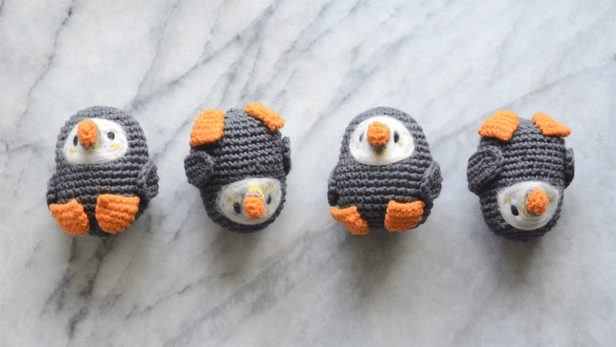 People´s Crochet Pocket Puffin || thecrochetspace.com