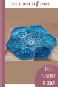 perfect 3d crocheted flower || editor