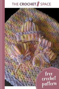 picot shell bordered crocheted baby blanket || editor