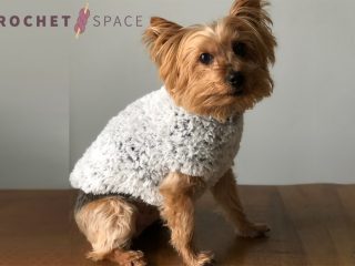 Plush Pooch Crochet Coat || thecrochetspace.com
