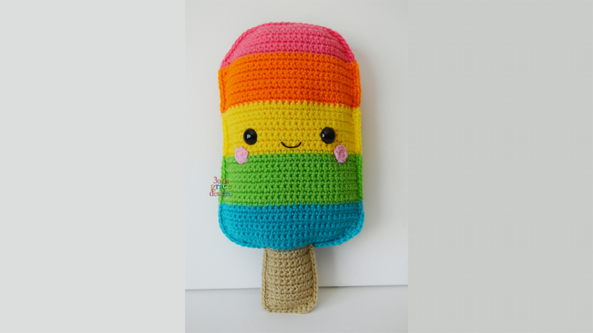 popsicle kawaii crochet cuddler || editor