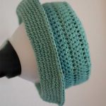 Pork Pie Crochet Hat. Crafted in turquoise || thecrochetspace.com