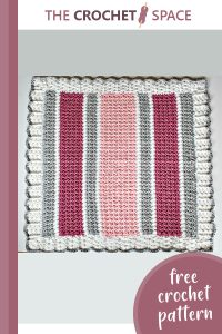 pretty crocheted baby blanket || editor
