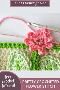 pretty crocheted flower stitch || editor