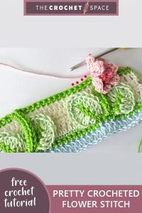 pretty crocheted flower stitch || editor