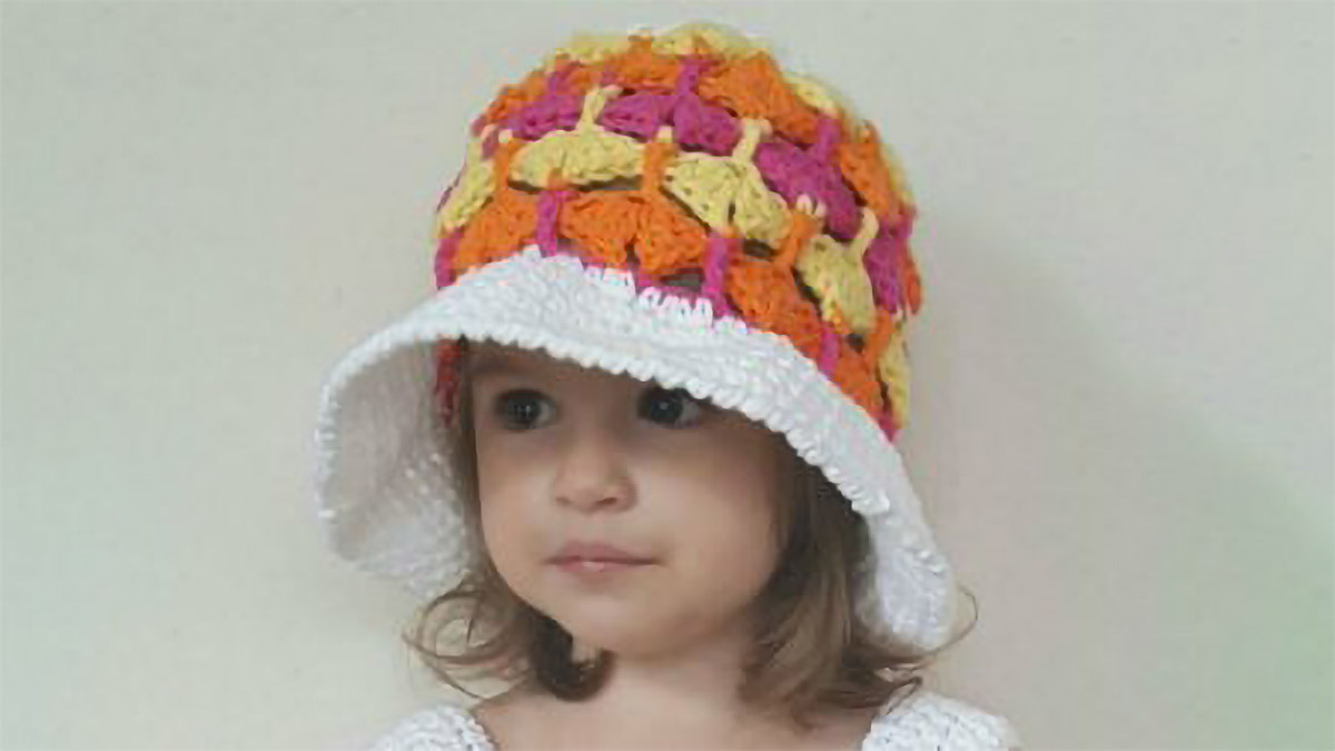 Pretty Fantail Crochet Hat