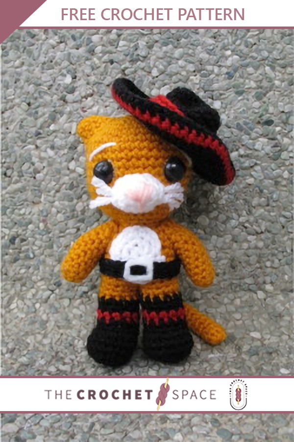 Puss In Crochet Boots [FREE Amigurumi Pattern+Tuts] The Crochet Space