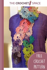 queen anne crocheted lace scarf || editor