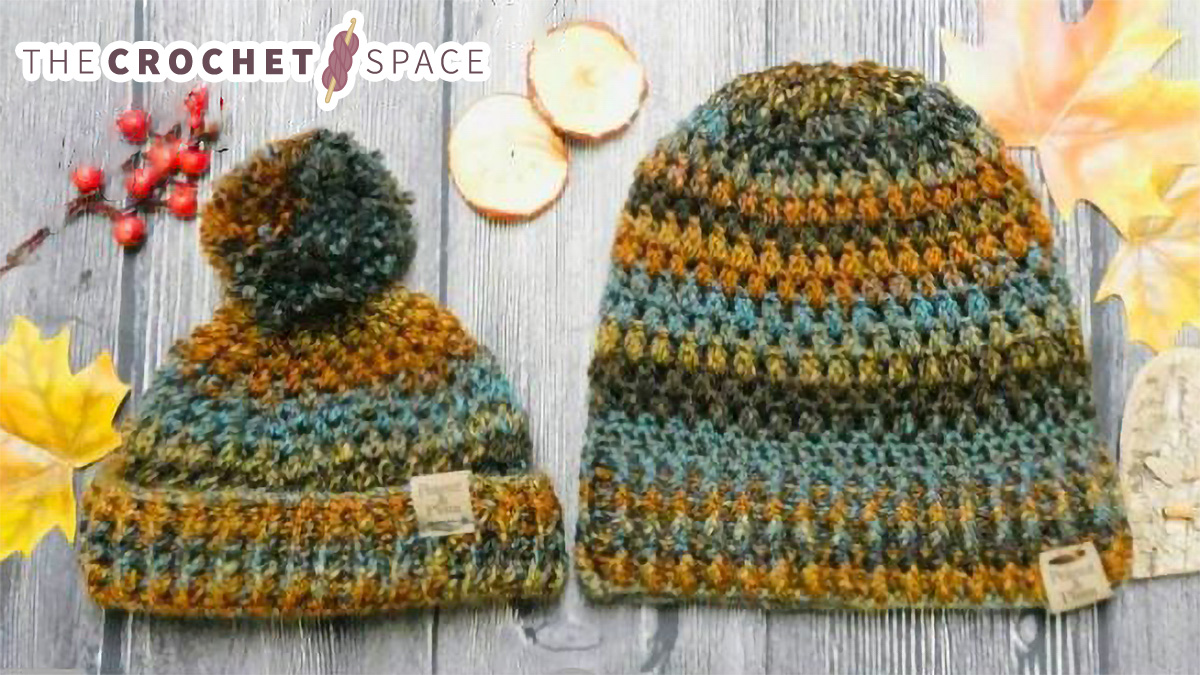 Quick Crochet Fall Beanie || The Crochet Space