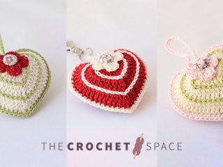 Quick Valentine Crocheted Heart || thecrochetspace.com