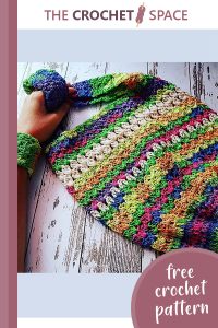 rainbow crochet market bag || editor